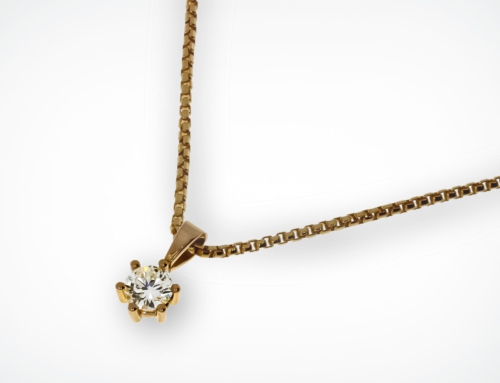 Brillantcollier 0,64 ct.
