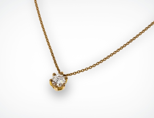 Brillantcollier 0,38 ct.