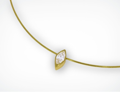 Collitaire Navette 1,03 ct.